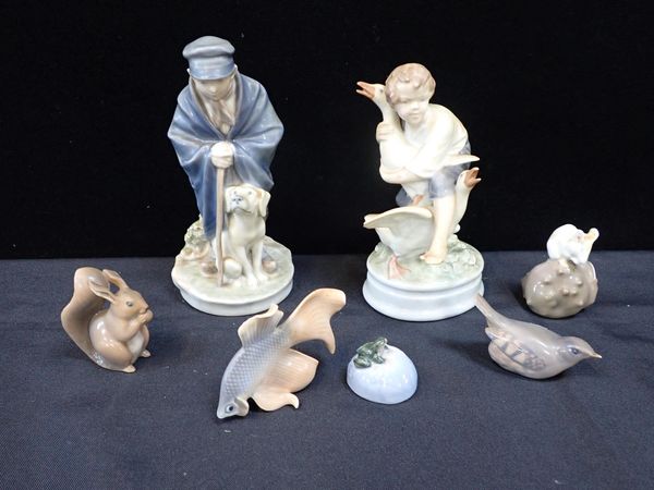 ROYAL COPENHAGEN: TWO FIGURES