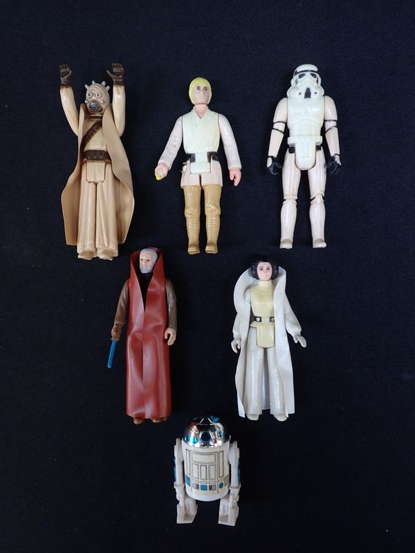 STAR WARS: SIX VINTAGE FIGURES