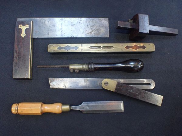 FOUR 19th CENTURY TOOLS BY BOOTH BROS. DUBLIN;