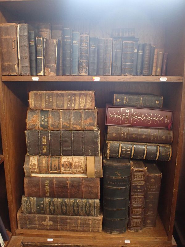 A COLLECTION OF ANTIQUE RELIGIOUS BOOKS