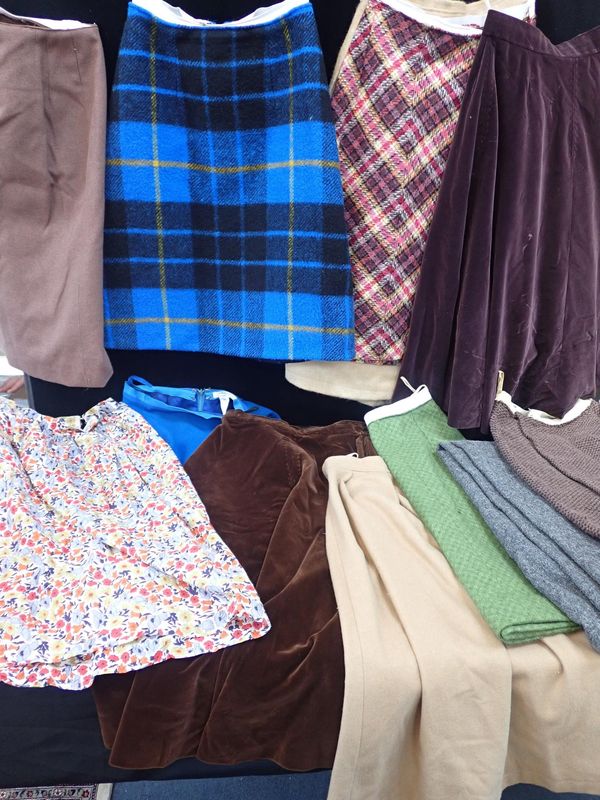 A COLLECTION OF VINTAGE SKIRTS