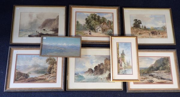 A COLLECTION OF WATERCOLOURS
