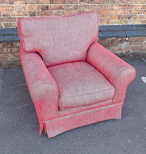 A MODERN JOHN LEWIS ARMCHAIR