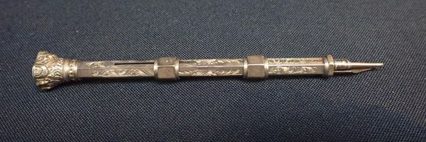 SEAL TOP GILDED RETRACTABLE PEN AND PENCIL