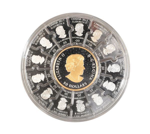 THE ROYAL CANADIAN MINT 2017 FINE SILVER "PUZZLE" COIN