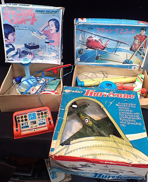 A JAPANESE S T 'JUMBO HELIPORT' TOY