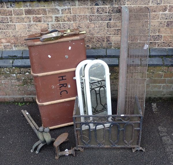 A 19TH CENTURY WIREWORK FENDER