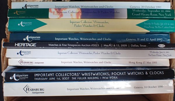 A COLLECTION OF WATCH AUCTION CATALOGUES
