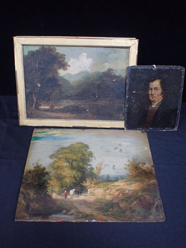 A 19th CENTURY PORTRAIT OF A GENTLEMAN