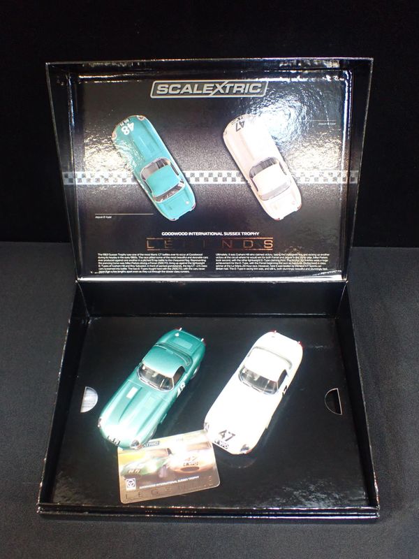 SCALEXTRIC LEGENDS 'GOODWOOD INTERNATIONAL SUSSEX TROPHY' SET