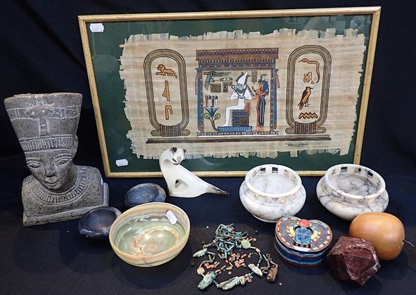 A QUANTITY OF EGYPTIAN 'MUMMY BEADS'