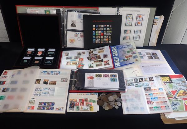 A LARGE STAMP ACCUMULATION