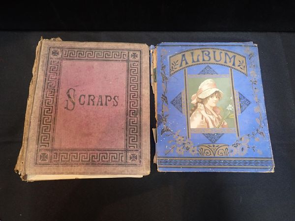 AN ALBUM OF VICTORIAN GREETINGS CARDS