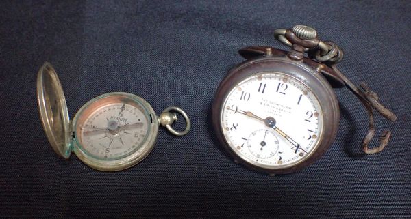 'THE GLOW-WORM' AN ALARM POCKET WATCH