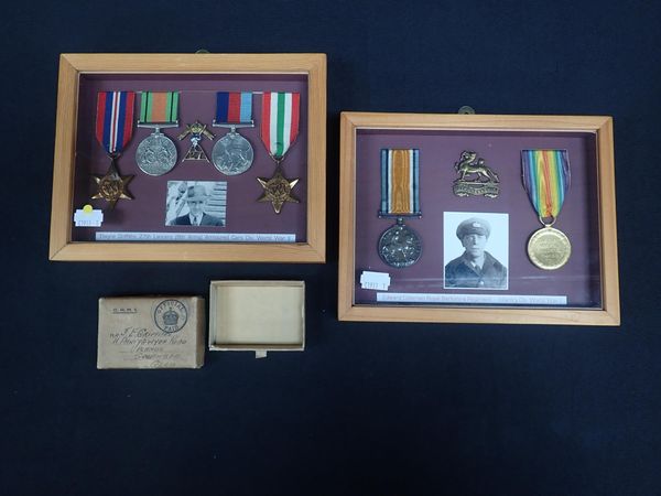 CASED WWI MEDALS