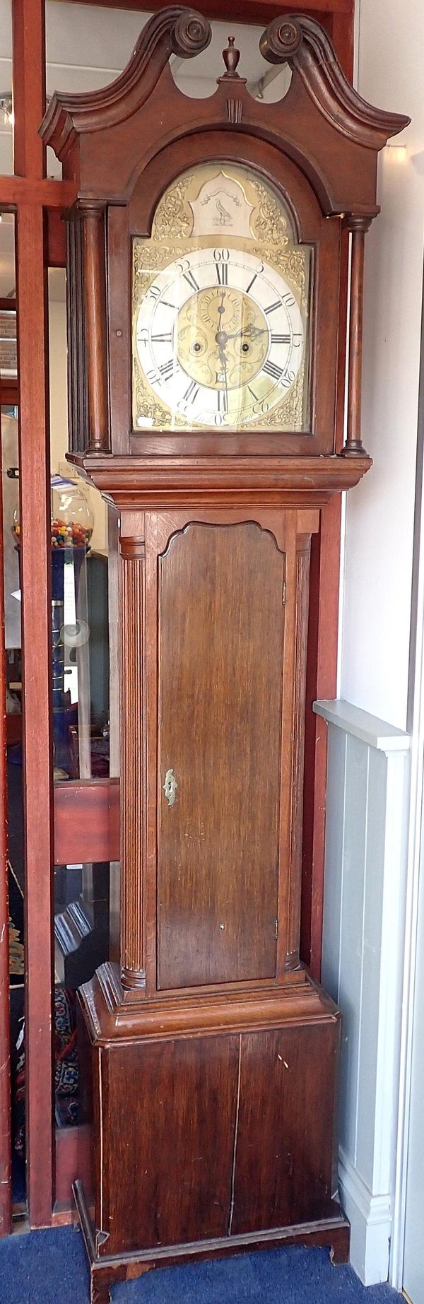 AN EIGHT-DAY LONG CASE CLOCK, SIGNED ARCH. LAWRIE