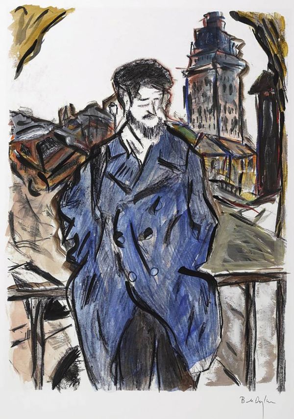 BOB DYLAN (B. 1941) THE DRAWN BLANK SERIES, 2008: 'Man on a Bridge'