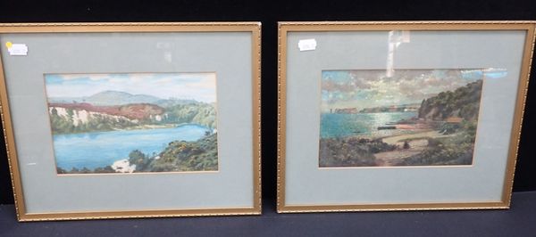 ARTHUR DE TIVOLI: TWO LANDSCAPE SCENES, STUDLAND