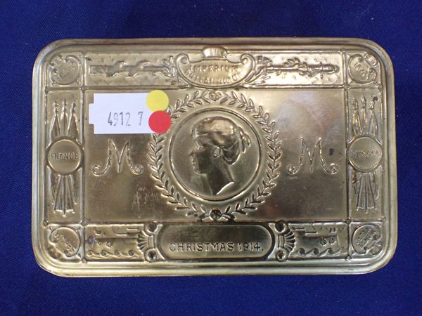 A PRINCESS MARY WWI CHRISTMAS 1914 GIFT TIN