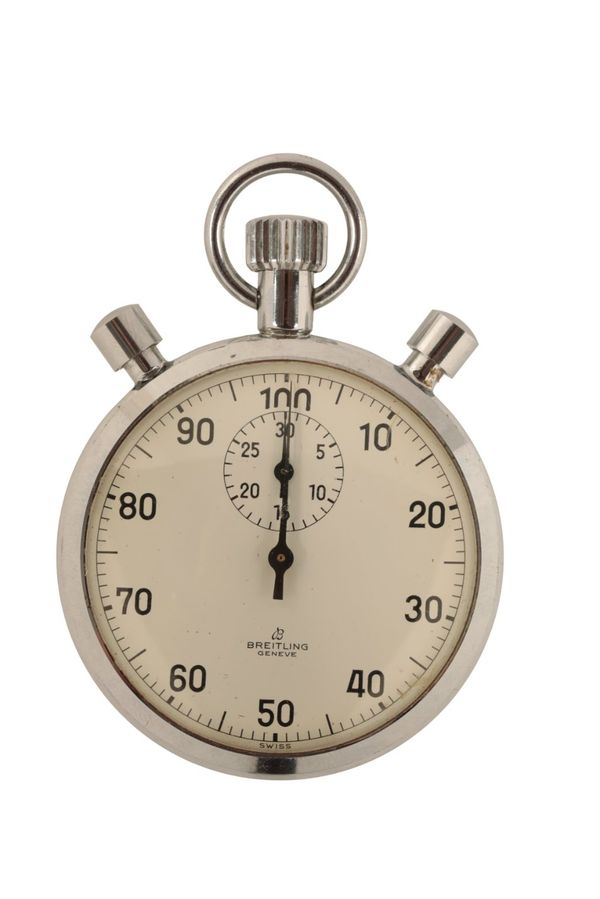 BREITLING: A STAINLESS STEEL STOPWATCH