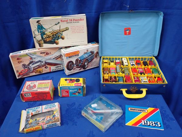 A MATCHBOX CARRYING CASE, WITH 48 MODELS