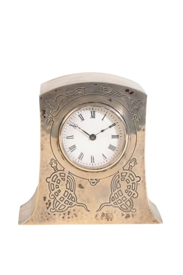 LIBERTY & CO SILVER DESK CLOCK