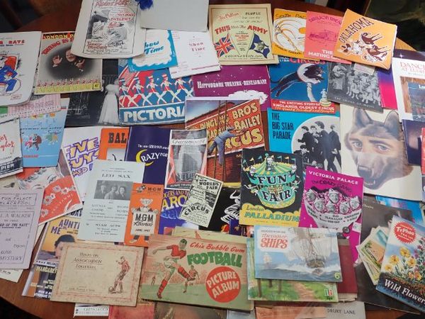 A COLLECTION OF THEATRE PROGRAMMES