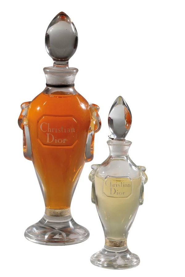 CHRISTIAN DIOR: A 'MISS DIOR' AMPHORA FORM SCENT FLASK