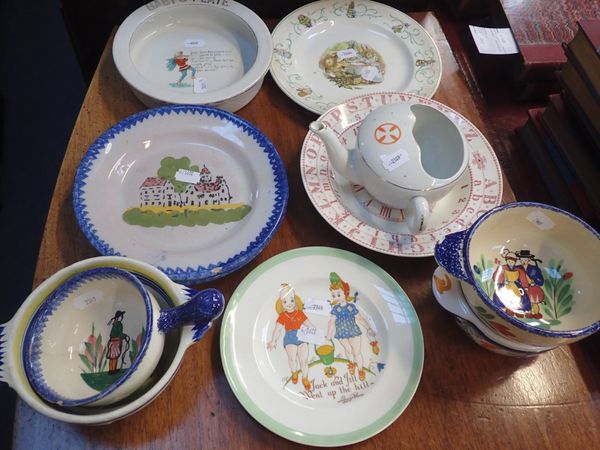 A MIDWINTER CHILD'S PLATE BY PEGGY GIBBONS