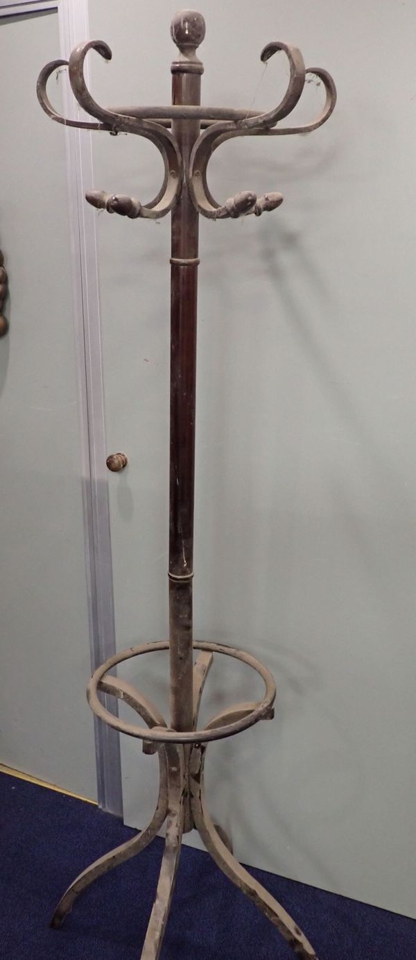 A BENTWOOD HATSTAND