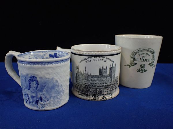 A WILLIAM IV COMMEMORATIVE MUG