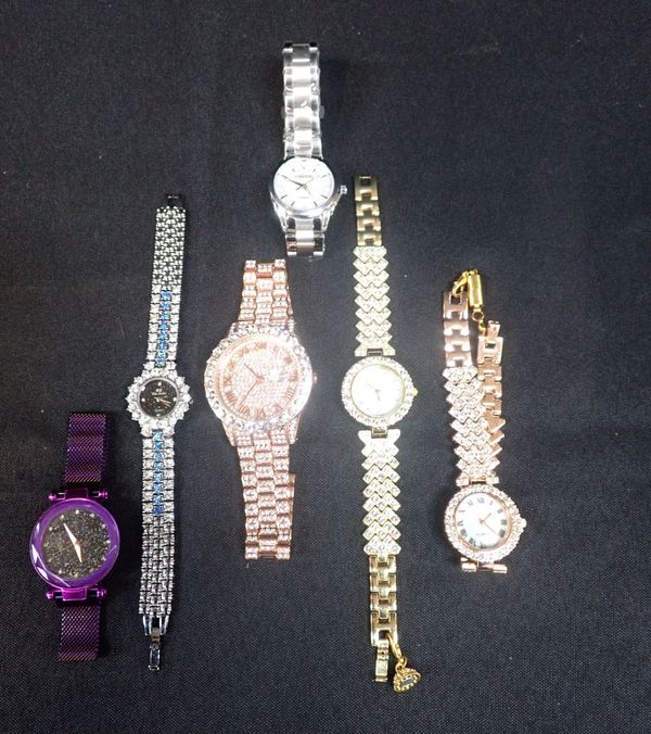 SIX LADIES' WRISTWATCHES