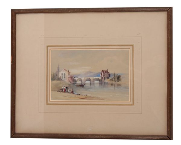 JAMES DUFFIELD HARDING (1797/8-1863)  'Bridge And River'