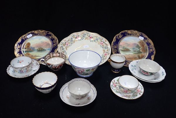 A COLLECTION OF DECORATIVE PORCELAIN