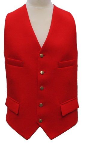 MEARS: A RED HUNTING WAISTCOAT