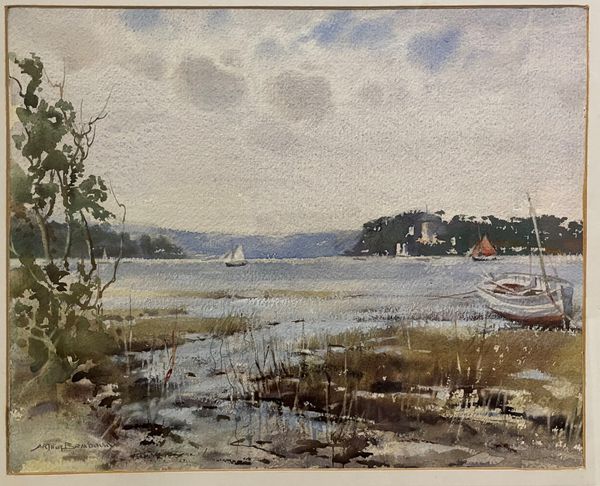 *ARTHUR ROYCE BRADBURY (1892-1977) 'Poole Harbour'