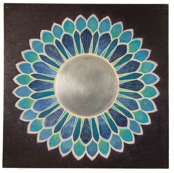 PETER SNOW (1927-2008) 'Aztec Mirror (Blue)'