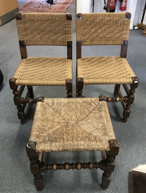 MANNER OF HEALS: A SET OF SIX CHAIRS