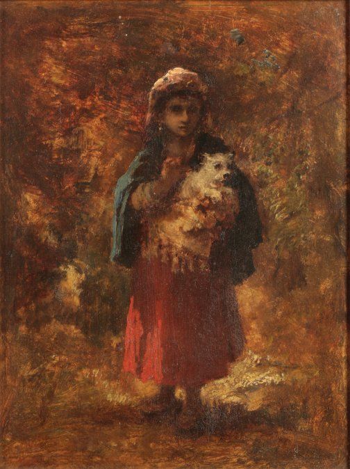 NARCISSE VIRGILE DIAZ DE LA PEÑA (1807-1876) 'The Gypsy Girl'