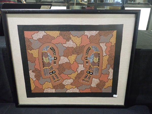 AN AUSTRALIAN ABORIGINAL PAINTING