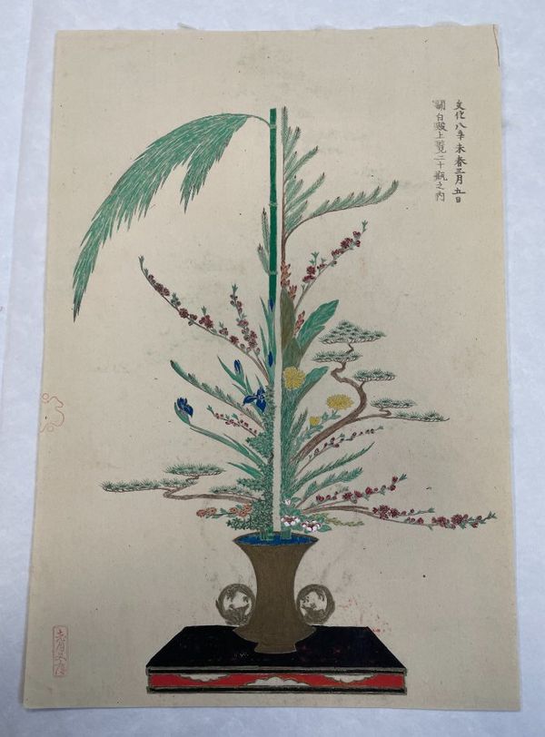 A COLLECTION OF JAPANESE FLOWER ARRANGEMENTS PICTURES