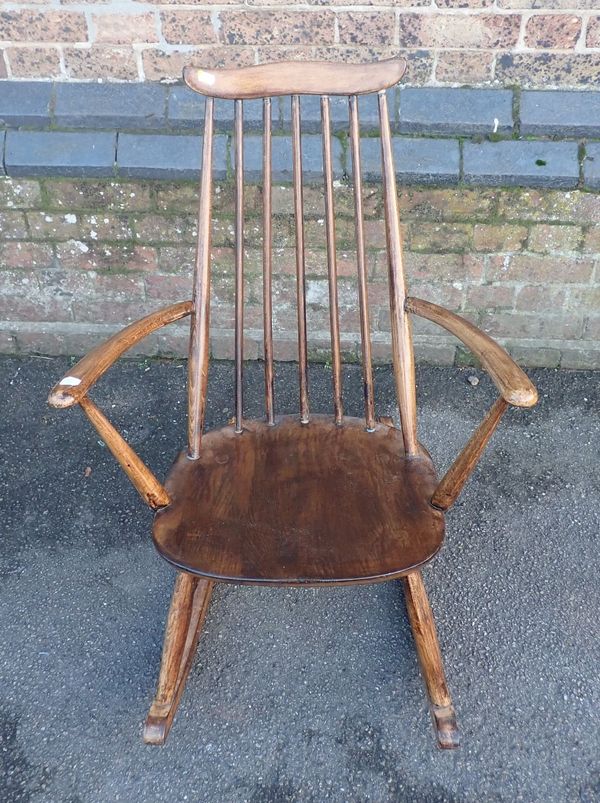 AN ERCOL ROCKING CHAIR