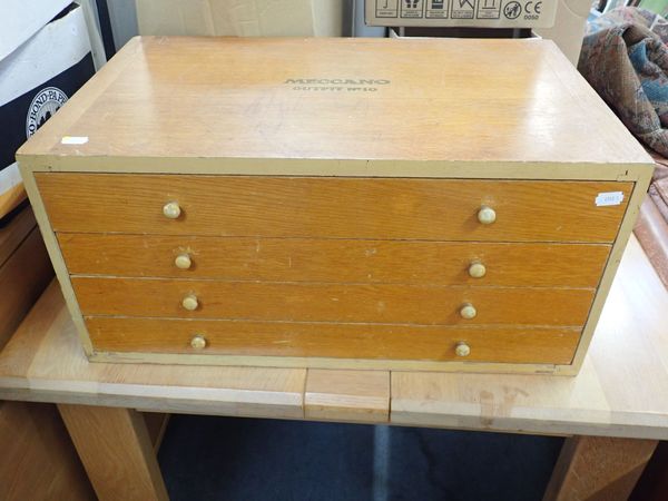 A MECCANO OUTFIT NO. 10 FOUR-DRAWER CHEST