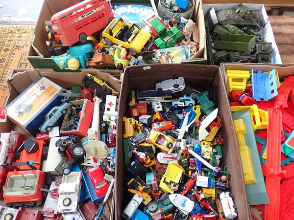 A COLLECTION OF TOY VEHICLES, CORGI, MACHBOX