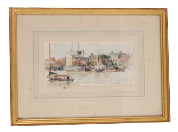 WILLIAM THOMAS MARTIN HAWKSWORTH(1853-1935) Two scenes of Great Yarmouth