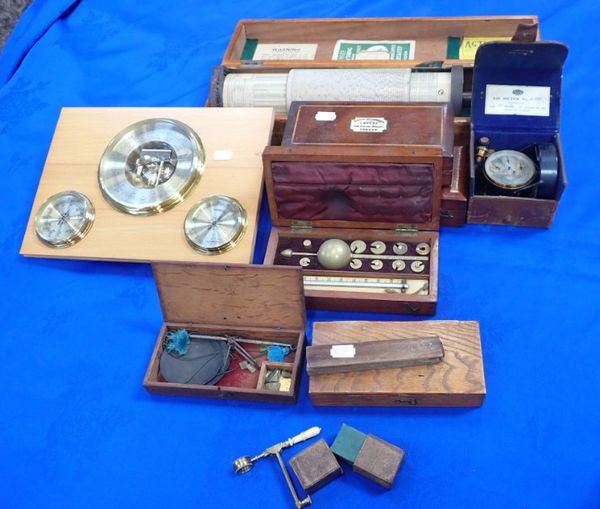 A FULLER CALCULATOR AND A CASTELLA WINDGAUGE, BOXED