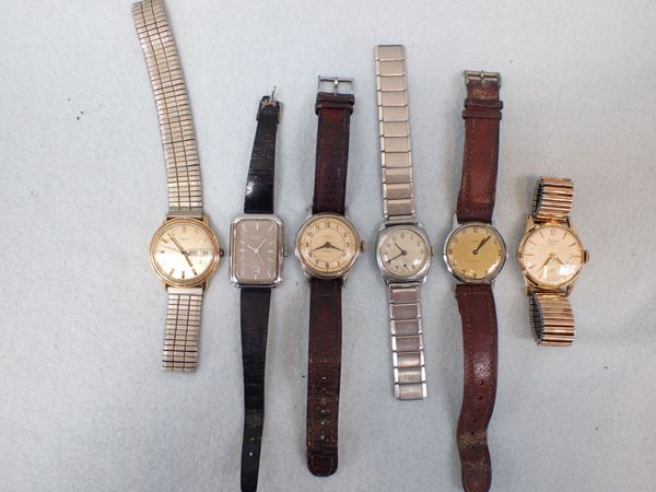 A COLLECTION OF GENT'S VINTAGE WRISTWATCHES