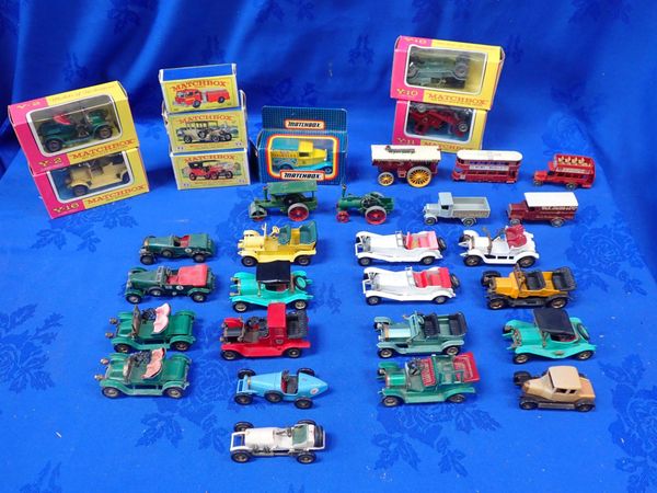 A COLLECTION OF MATCHBOX MODELS OF YESTERYEAR