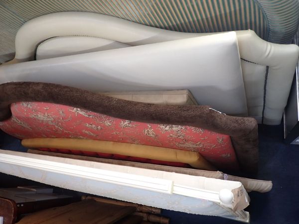 A QUANTITY OF UPHOLSTERED HEADBOARDS