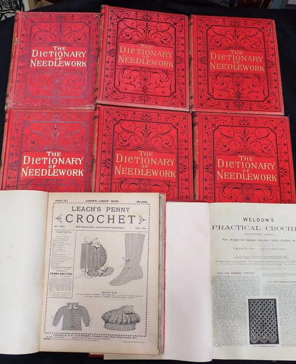 A SET OF CAULFEILD AND SAWARD'S  NEEDLEWORK BOOKS